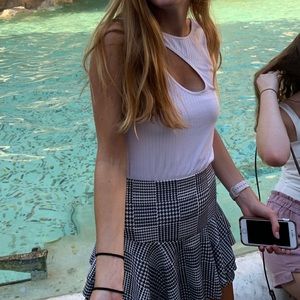 White Free People Top